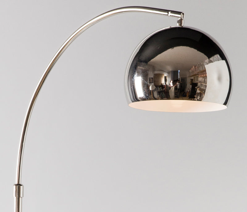 Lámpara de pie ARCO chica Niquel