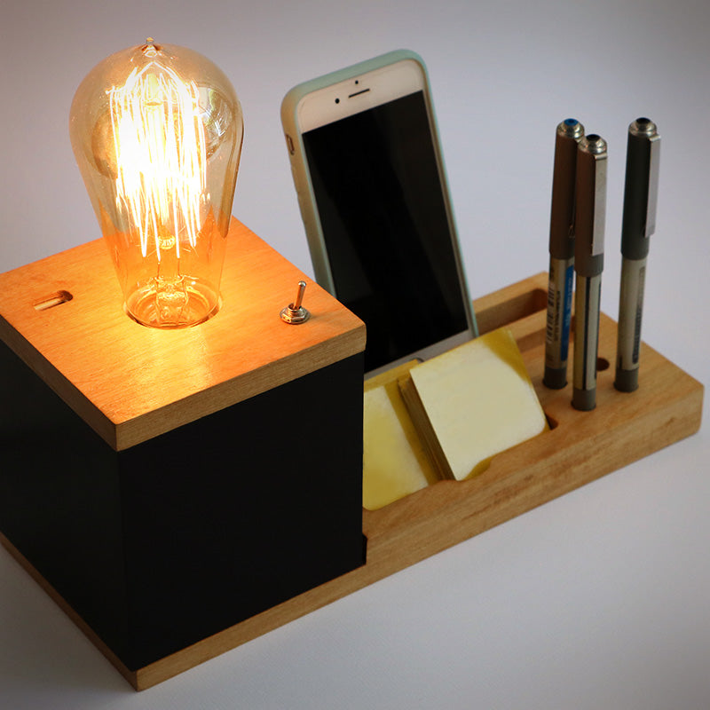 Lámpara de Mesa Foco USB con base