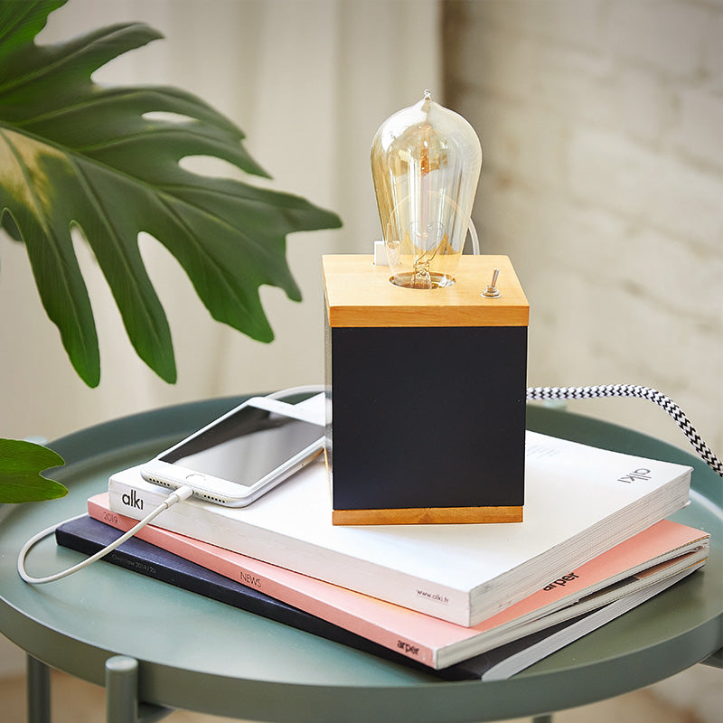 Lámpara de Mesa Foco Simple USB