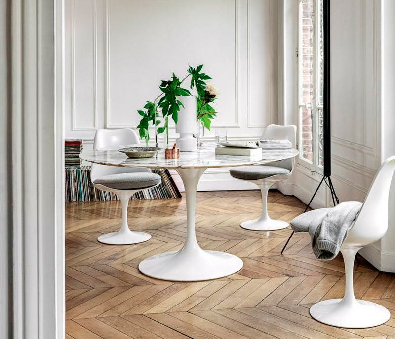 Mesa TULIP Mármol de Carrara - Manifesto Design Store
