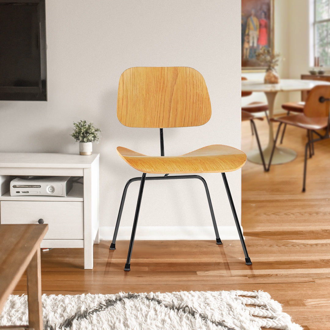 Silla Eames Plywood Base Negra
