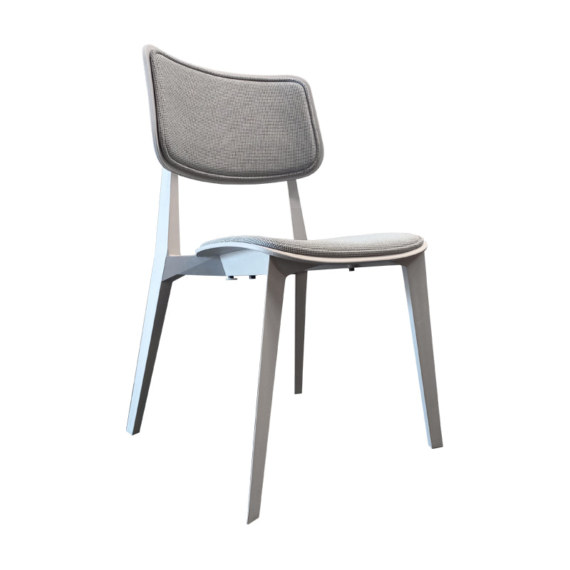 Silla Stellar Gris Claro Tapizada