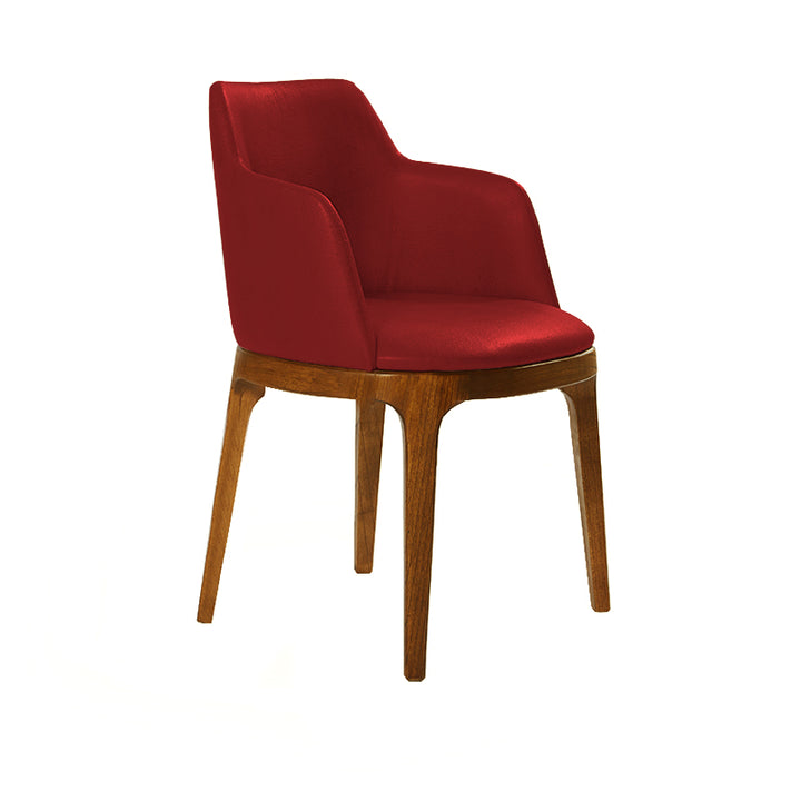 Silla Wales con apoyabrazos en Eco Cuero