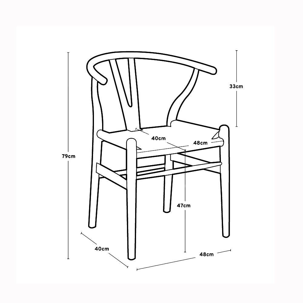 Silla Wishbone Varnish