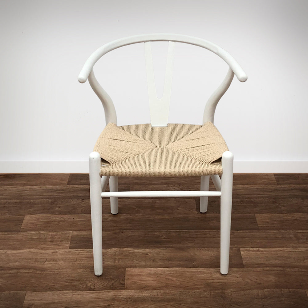Silla Wishbone Natural White
