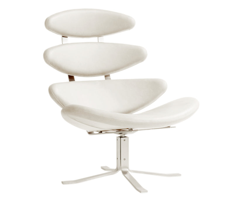 Sillón Corona con Otomana Eco Cuero