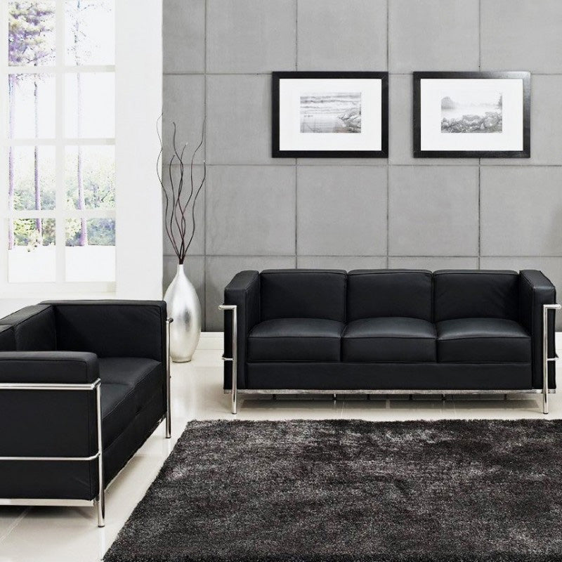 Sillón LC3 3 Cuerpos Cuero